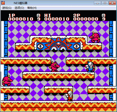雪人兄弟无敌版 nes单机版图1