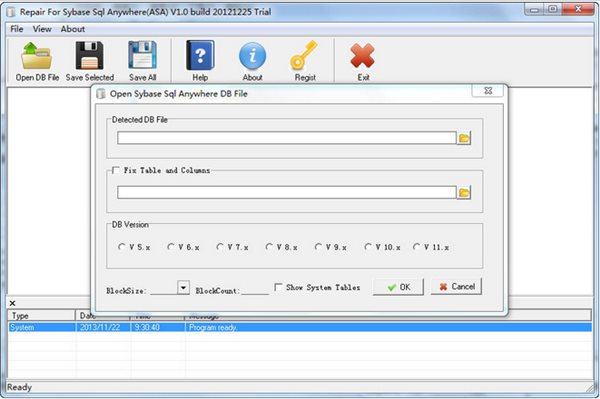 Repair for Sybase SQL Anywhere 1.0 绿色免费版图1