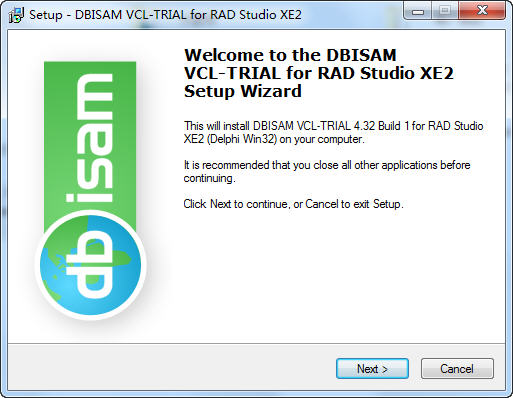 DBISAM for Delphi XE2 4.32 免费版图1