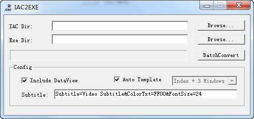 IAC视频格式转换器下载(IAC2Exe) v1.0 绿色版图1