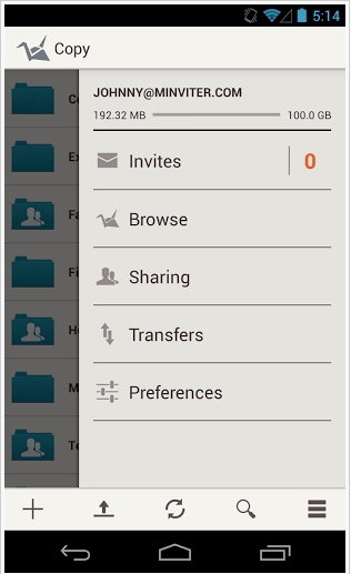 Copy网盘 v4.0.04.0812 安卓版图1