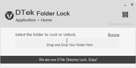 文件夹加锁(DTek Folder Lock) v2.4.0 绿色免费版图1