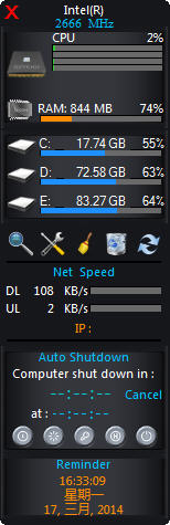 windows 8桌面小工具(W8 Sidebar) v1.5 绿色免费版图1