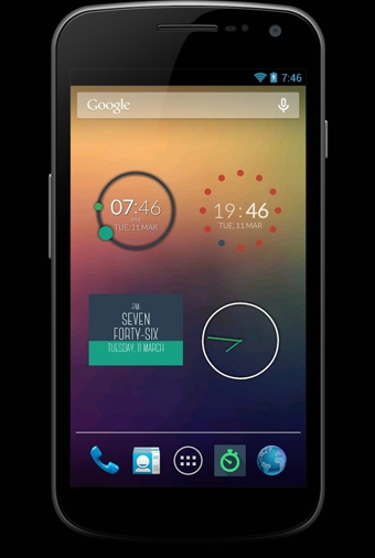简约时钟小工具(Minimalist Clock Widget) v0.6.2 安卓版图2