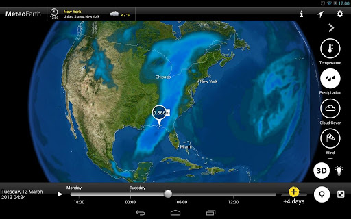 MeteoEarth(全球天气预报)下载 v1.6.0 安卓版图1