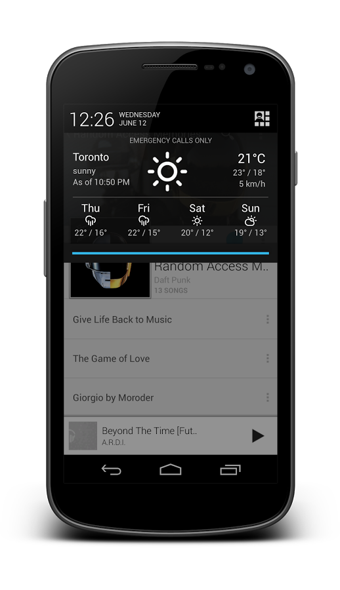 Notification Weather Pro v2.5.5 安卓版图2