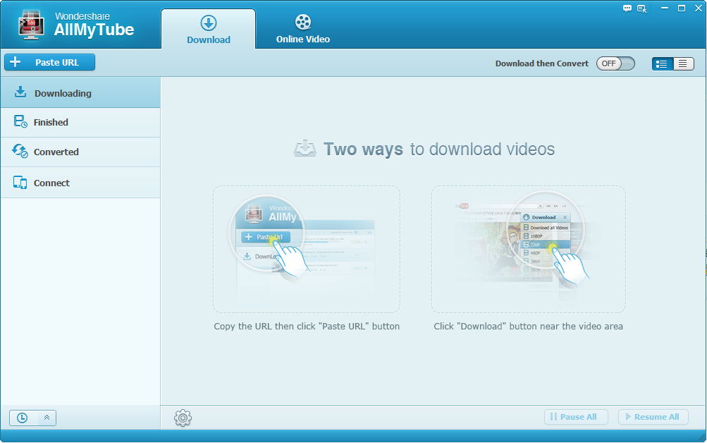 Wondershare AllMyTube下载 v4.1.0.3 免费版图1