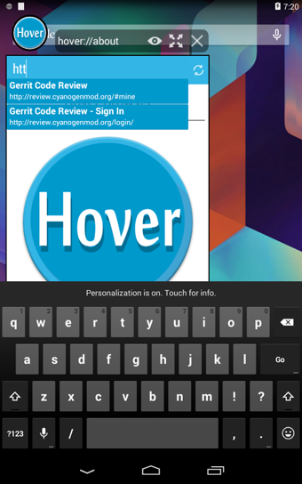 Hover Browser(桌面漂浮浏览器) v1.1.2 安卓版图1