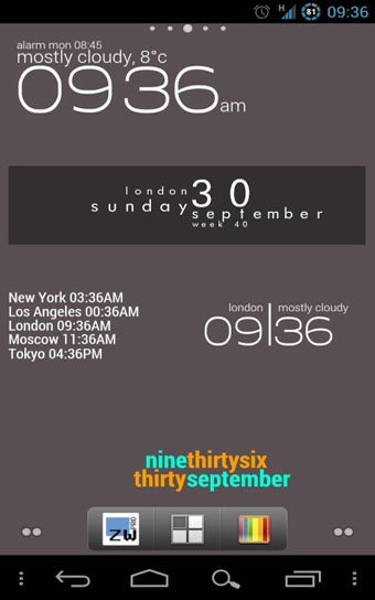精美时钟插件(Zooper Widget Pro) v2.58 安卓版图3