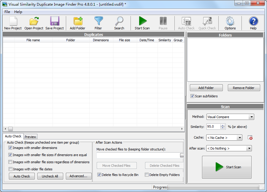 本地相似图片搜索软件(Visual Similarity Duplicate Image Finder) v4.8.1.0 免费版图1