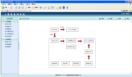 新瑞工资条查询软件 V5.0 绿色免安装版图2