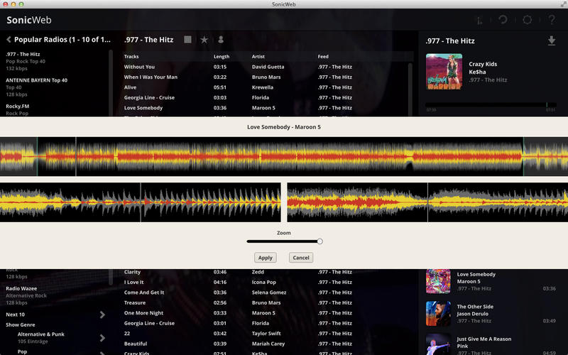SonicWeb Internet Radio Player Mac V2.0 官方版图2