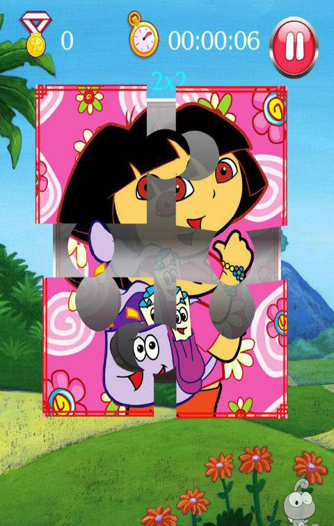 爱探险的朵拉儿童拼图 v1.0 安卓版图1