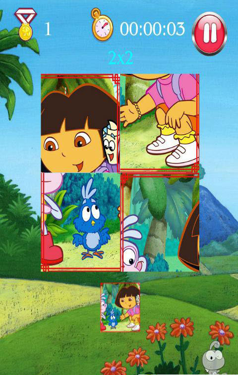 爱探险的朵拉儿童拼图 v1.0 安卓版图3