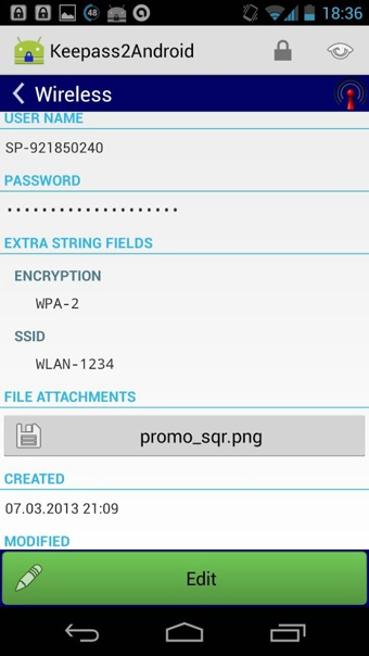 Keepass2Android v0.9.4 安卓版图1
