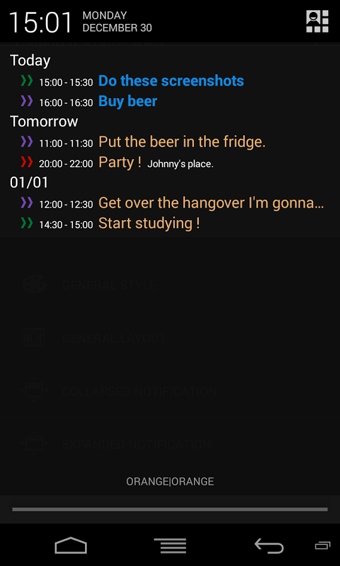 Calendar Status Pro v2.0.1 安卓版图2