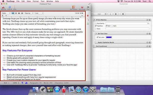 TextSoap for mac V8.0.8 官方版图1