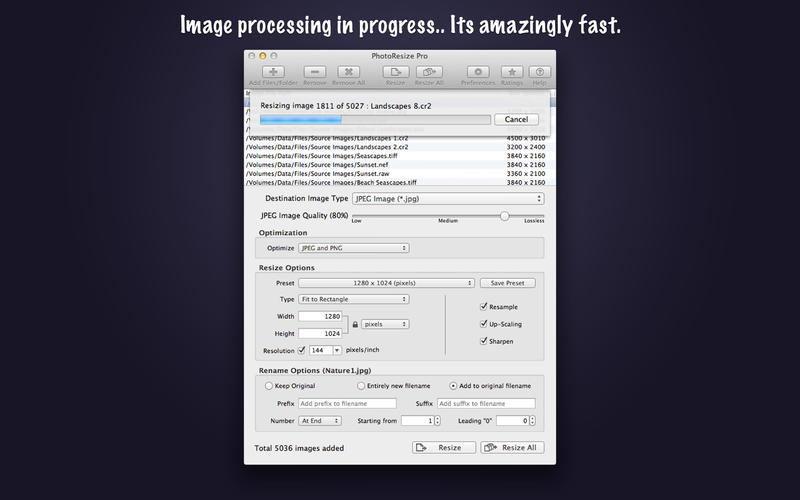 图片批量调整大小PhotoResize Pro for Mac v4.2 mac版图2