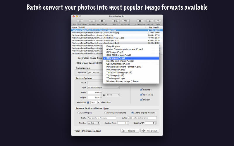 图片批量调整大小PhotoResize Pro for Mac v4.2 mac版图5