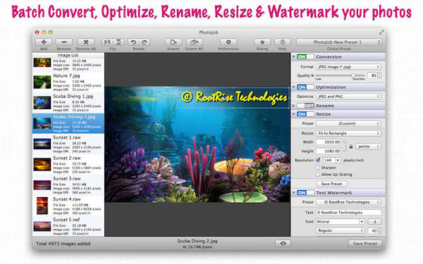 PhotoJob Lite for mac V2.0 官方版图3