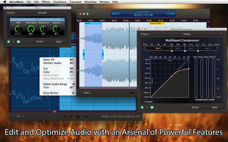 音频编辑器MicroWave Mac版 1.6.1 官方版图2