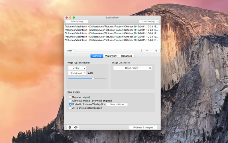图片转换器SizeMyPics for Mac 1.5.0 官方版图2