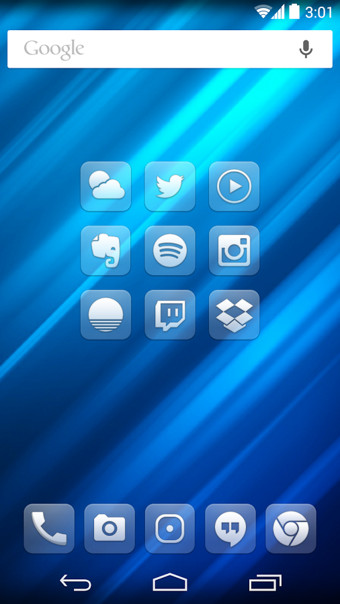 玻璃图标包Glasklart v5.0 安卓版图4