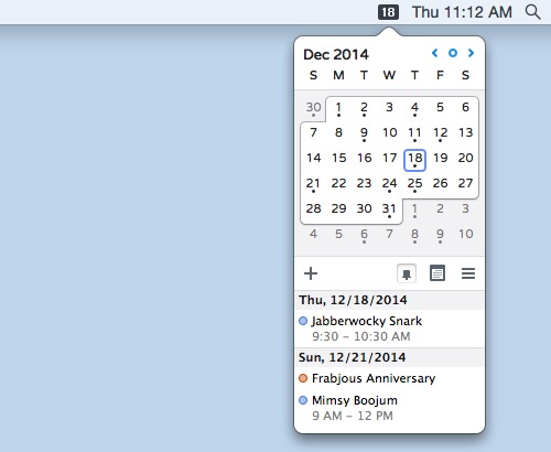 Itsycal for Mac V0.10.12 免费版图1
