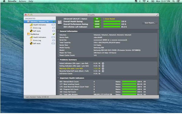 DriveDx mac版 V1.4.2 官方版图2