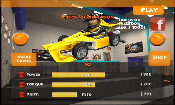 卡丁车漂移赛破解版 v1.0.3 无限金币版图3