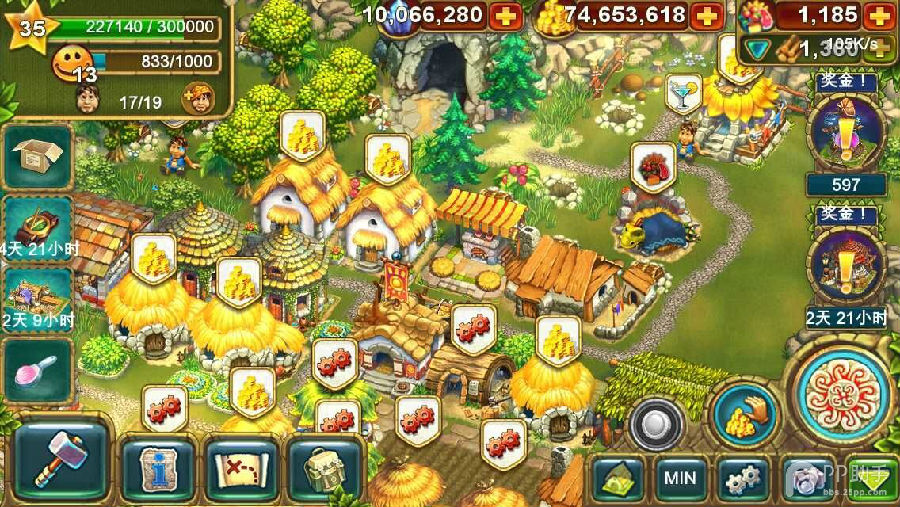 部落The Tribez无限金币砖石存档下载 免费版图1