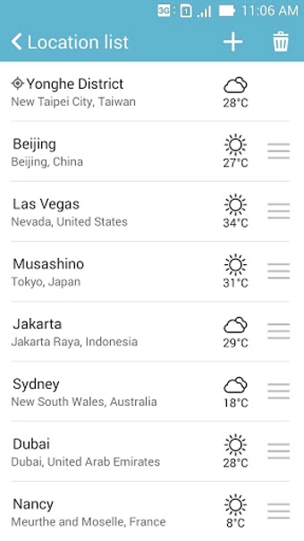 华硕天气 v1.5.0.35.151203 安卓版图2