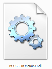 bcgcbpro860un71.dll下载 8.60.0.0 免费版图1