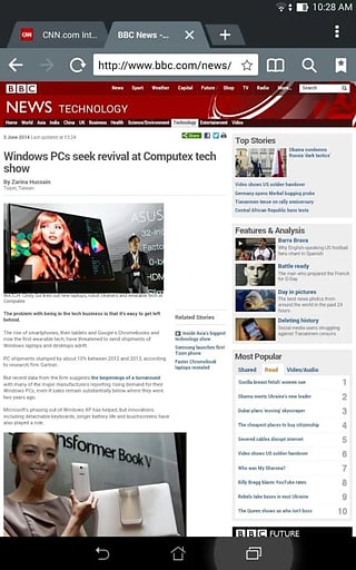 华硕浏览器 v1.5.7.37_150630 安卓版图1