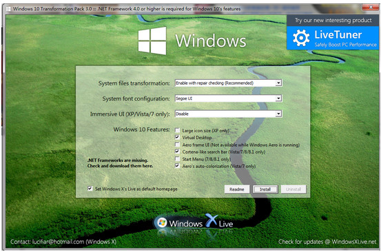 win10桌面美化工具 3.0 免费绿色版图1