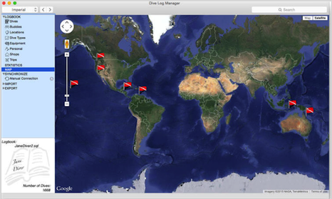 Dive Log Manager for Mac V3.4.18 官方版图2