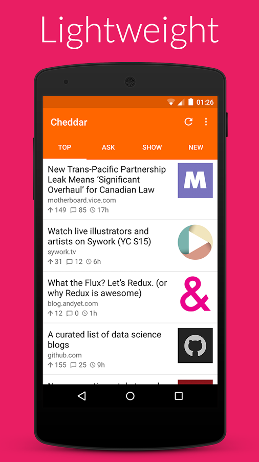 黑客新闻客户端下载 v1.6.1 安卓版图1