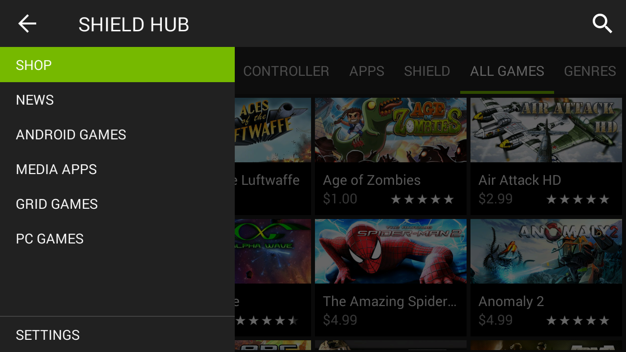 英伟达SHIELD Hub app下载 4.4.19875 手机版图1