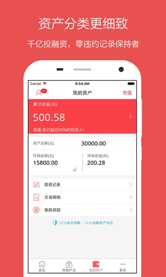 超额宝理财app下载 v3.7.6 官方版图3
