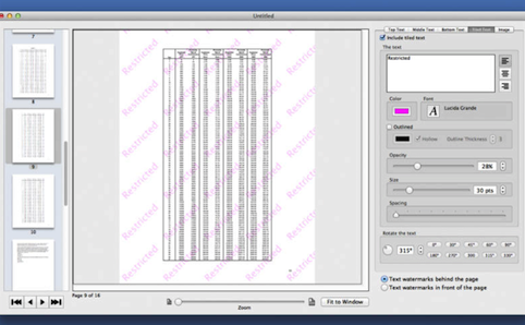 PDF Multi Watermarker for Mac V2.0 官方版图2