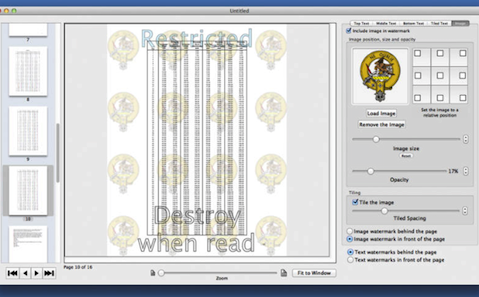 PDF Multi Watermarker for Mac V2.0 官方版图3