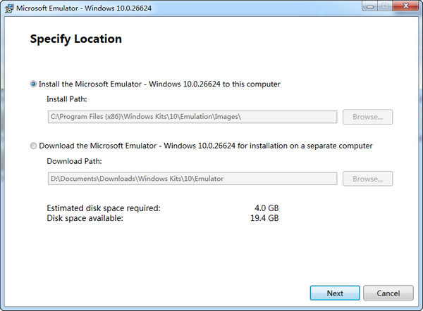 Win10手机系统模拟器 10.0.26624.0 正式版图2