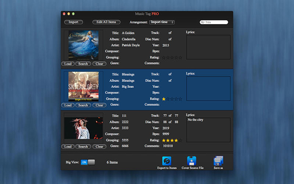 Music Tag Pro for Mac V3.1.3 官方版图1