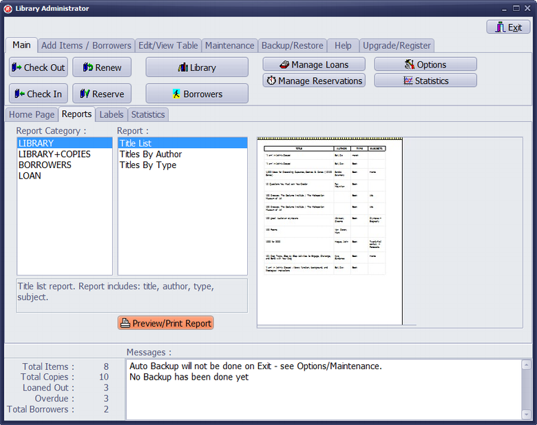 图书馆管理软件Handy Library Manager 1.2 破解版图1