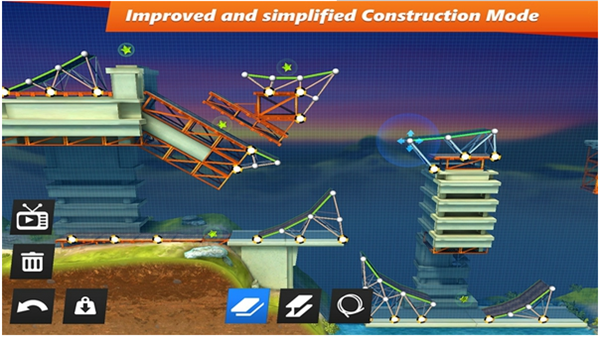 桥梁建筑师特技破解版 v1.0 安卓版图3