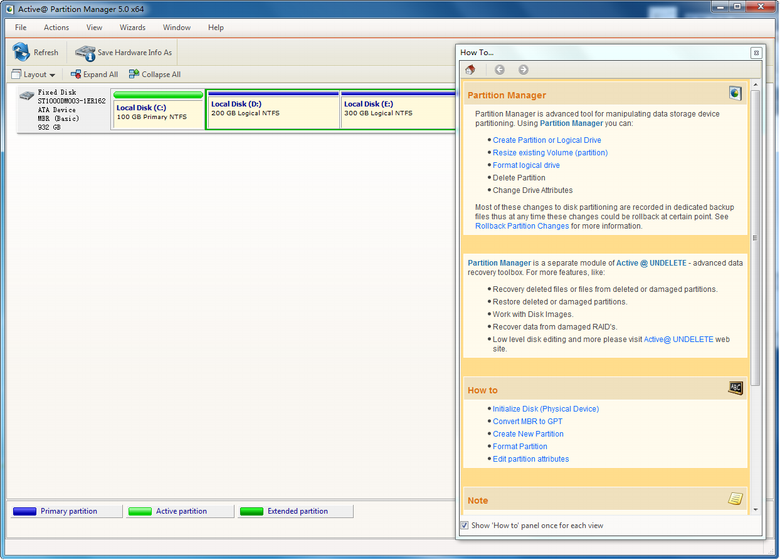 分区管理工具(Active Partition Manager)下载 5.0 免费版图2