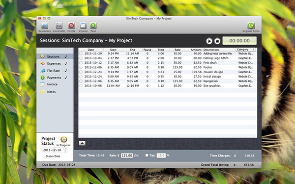 项目管理工具(TaskTime4) V5.2.4 Mac版图2