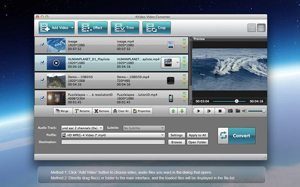 4Video Video Converter Mac版 V5.0.83 官方版图2