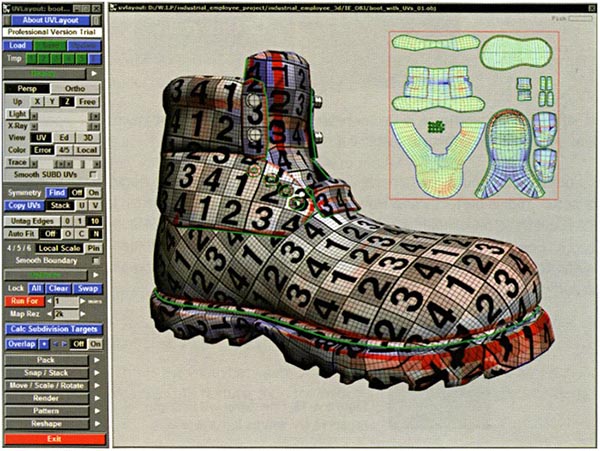 UVLayout Pro(uv分拆软件) V2.09 Mac版图4