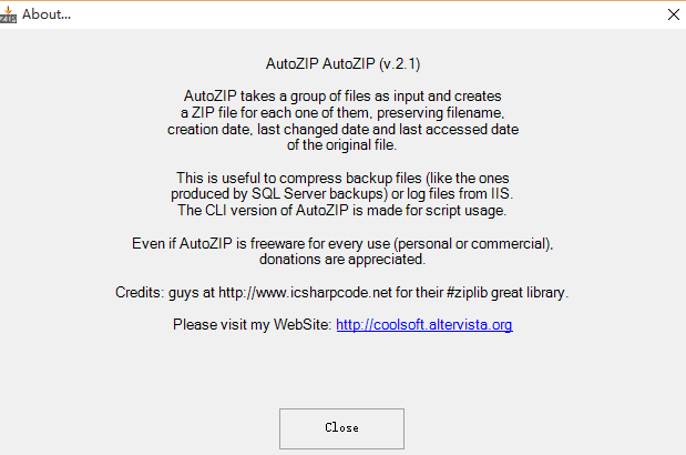 AutoZIP 2.1.0 官方版图2